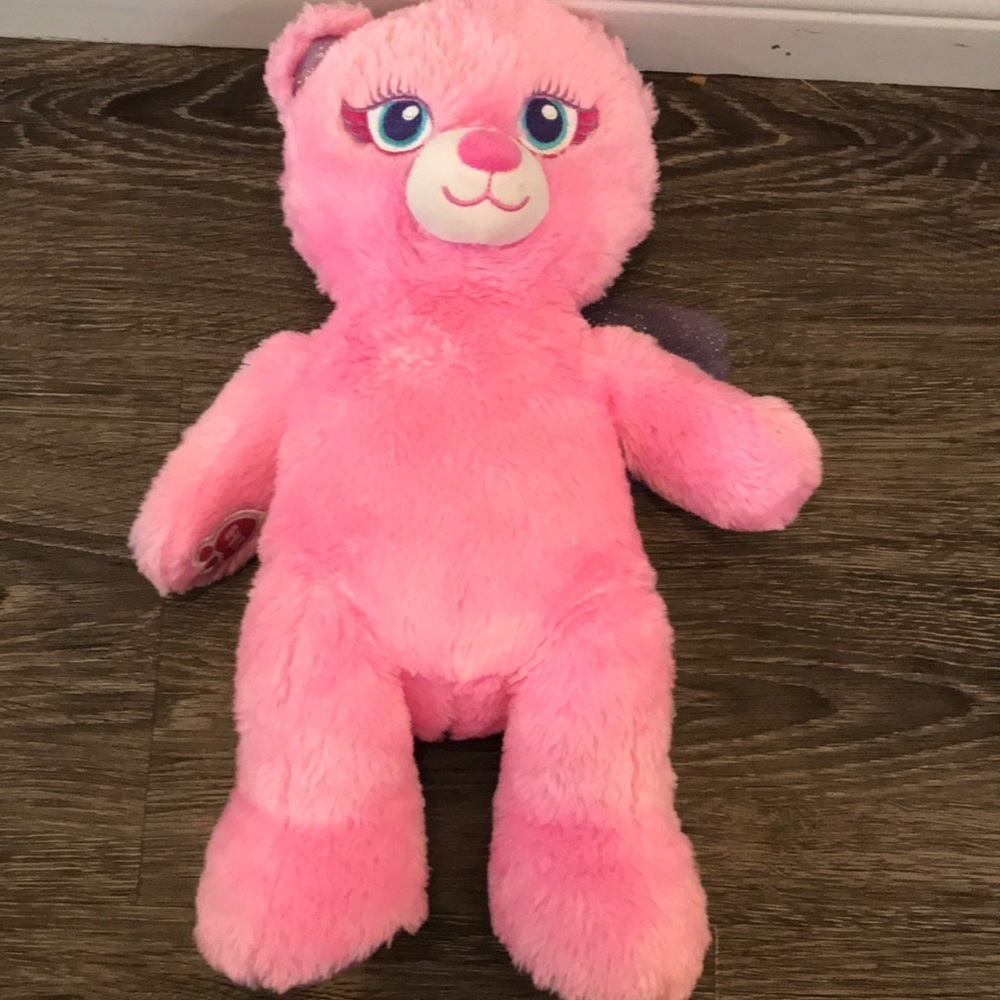 Official Build A Bear Pink Fairy Bear Plush 16 Inches